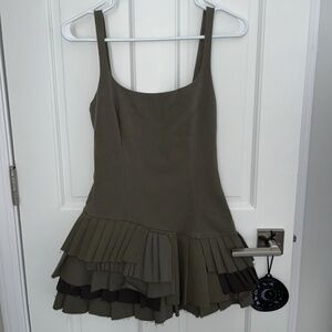 Zara Drop Waist Mini Dress